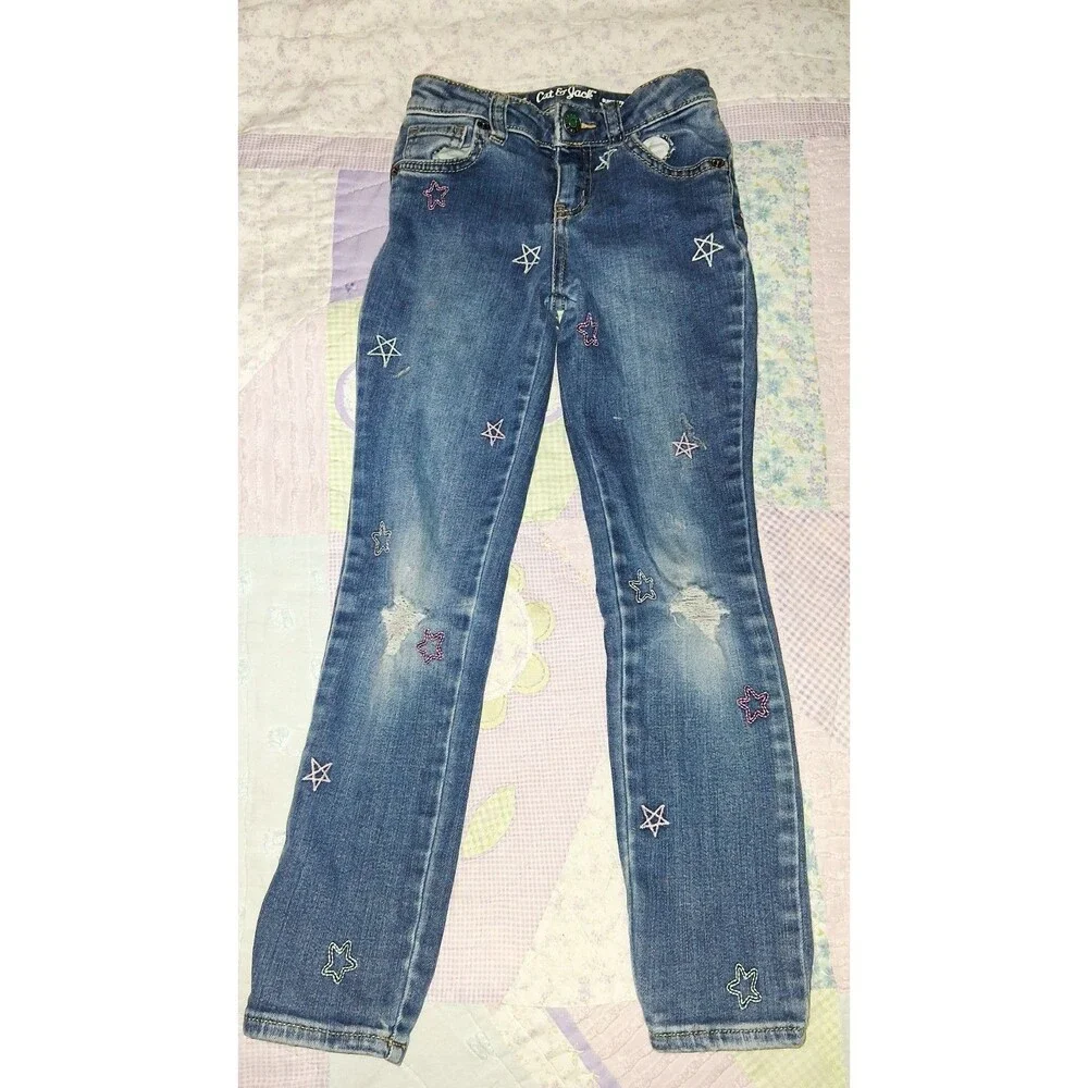 Girls 4T 5T 6 Lot Denim Jeans Jacket Little Girls Clothing Lot Bundle